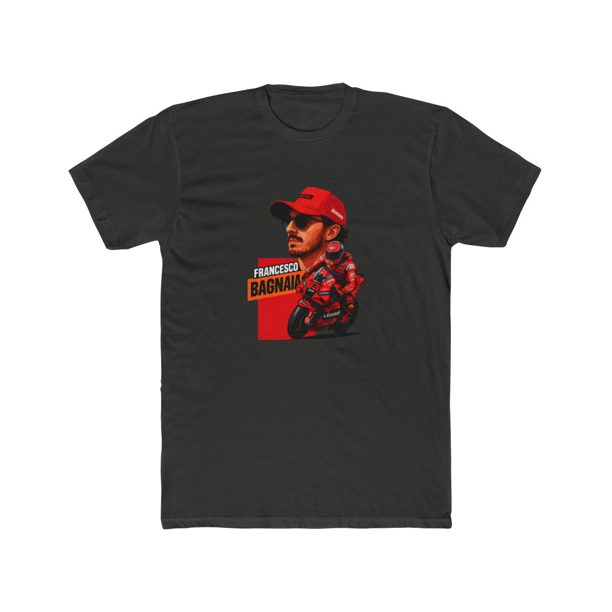 Francesco Bagnaia Low Poly T-Shirt - alternate angle 4, merchandise