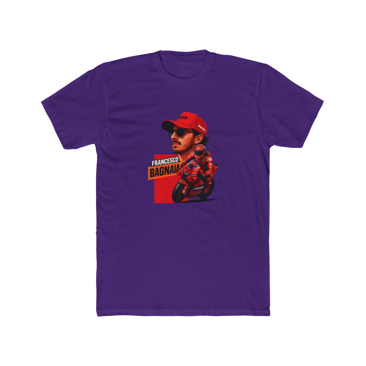 Francesco Bagnaia Low Poly T-Shirt - alternate angle 3, merchandise