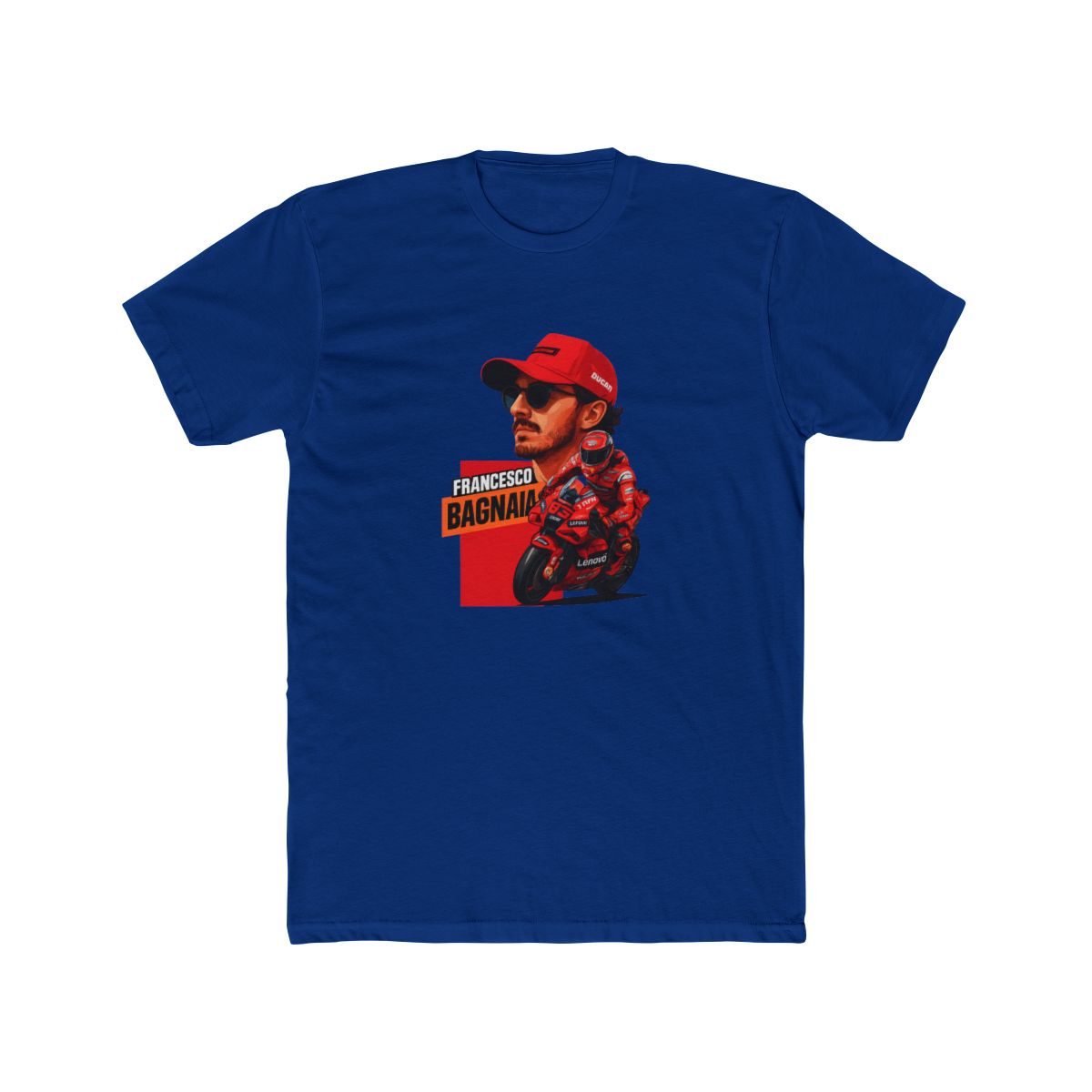 Francesco Bagnaia Low Poly T-Shirt - alternate angle 2, merchandise