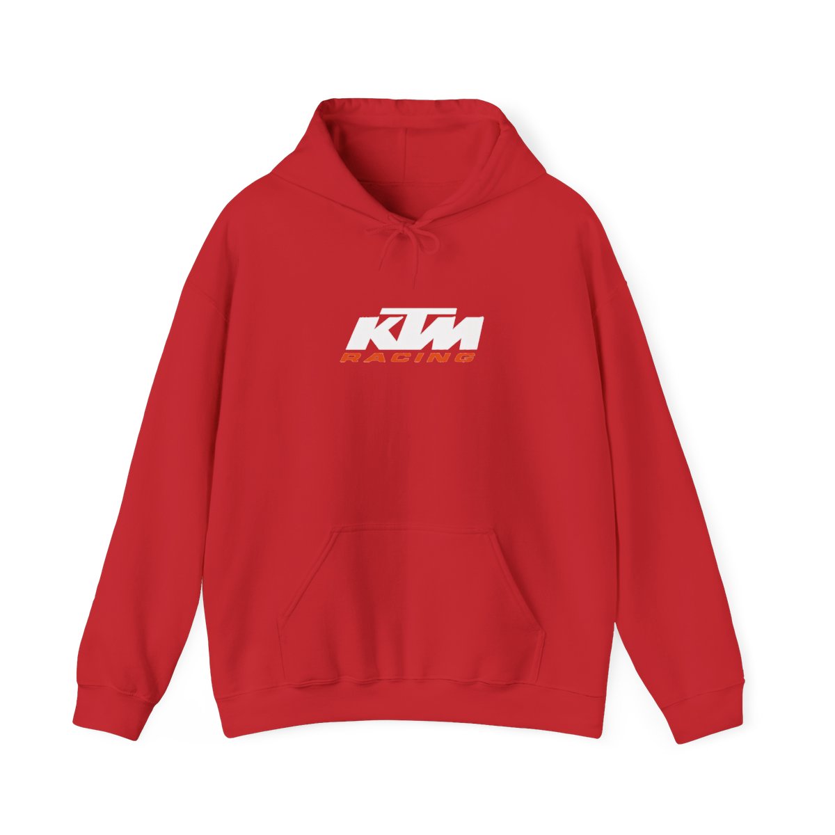 KTM Racing Logo Black Zip-Up Hoodie with Orange Trim - alternate angle 4, merchandise
