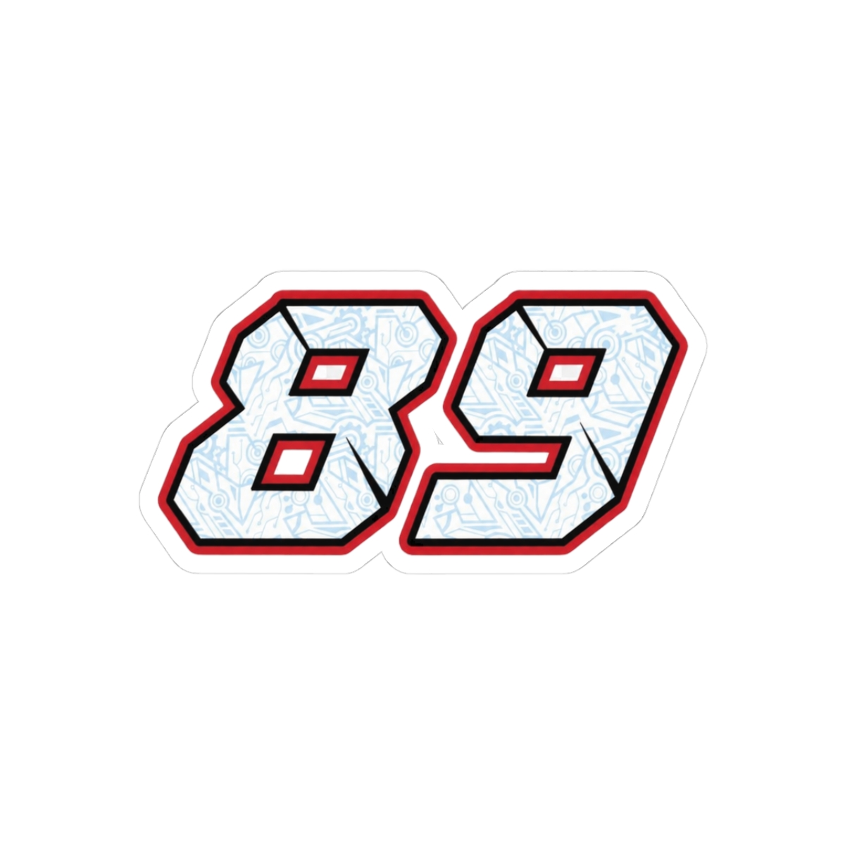 Jorge Martin #89 MotoGP Bold Sticker | Racing Fan Vinyl Decal