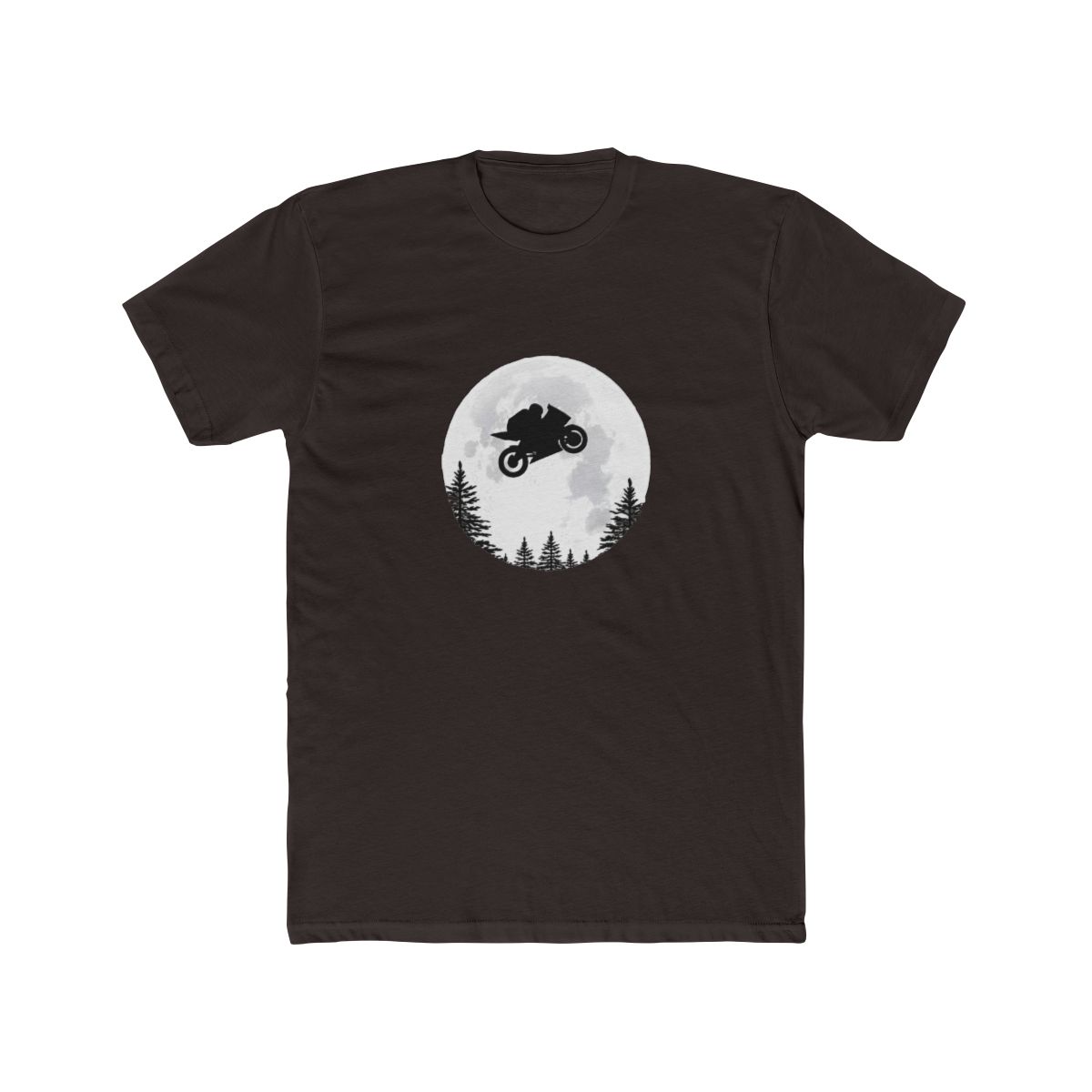 Flying MotoGP Motorbike Over Moon T Shirt - Racing Fantasy Gift - Official t-shirts merchandise