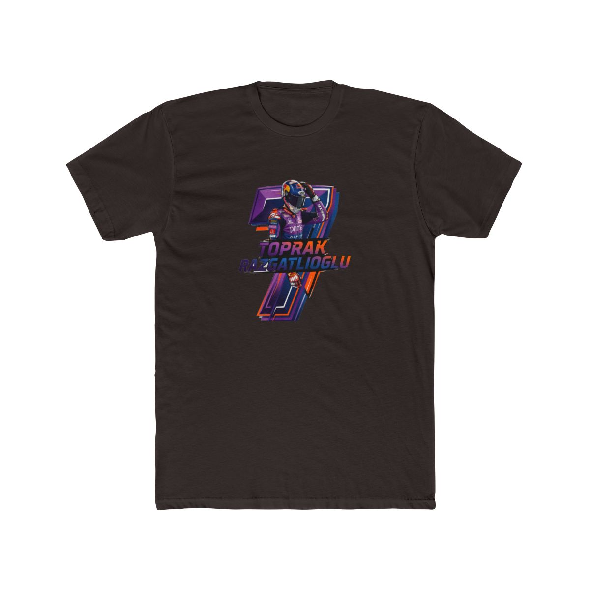 Toprak 7 MotoGP Extreme Racing Performance Art T Shirt - alternate angle 2, merchandise