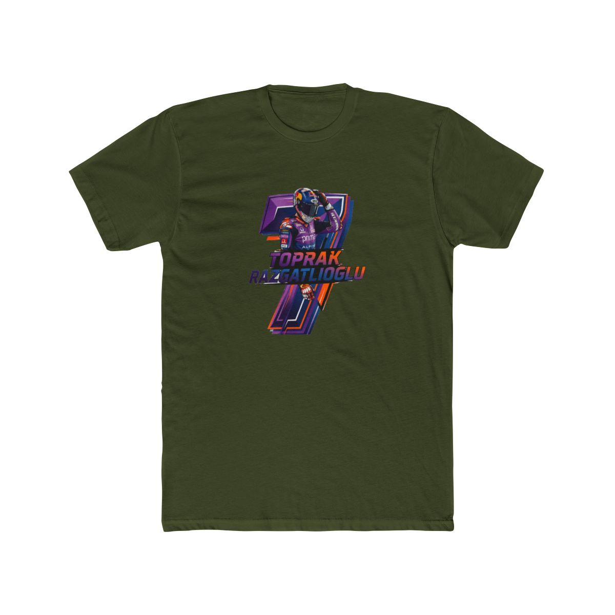 Toprak 7 MotoGP Extreme Racing Performance Art T Shirt - alternate angle 4, merchandise