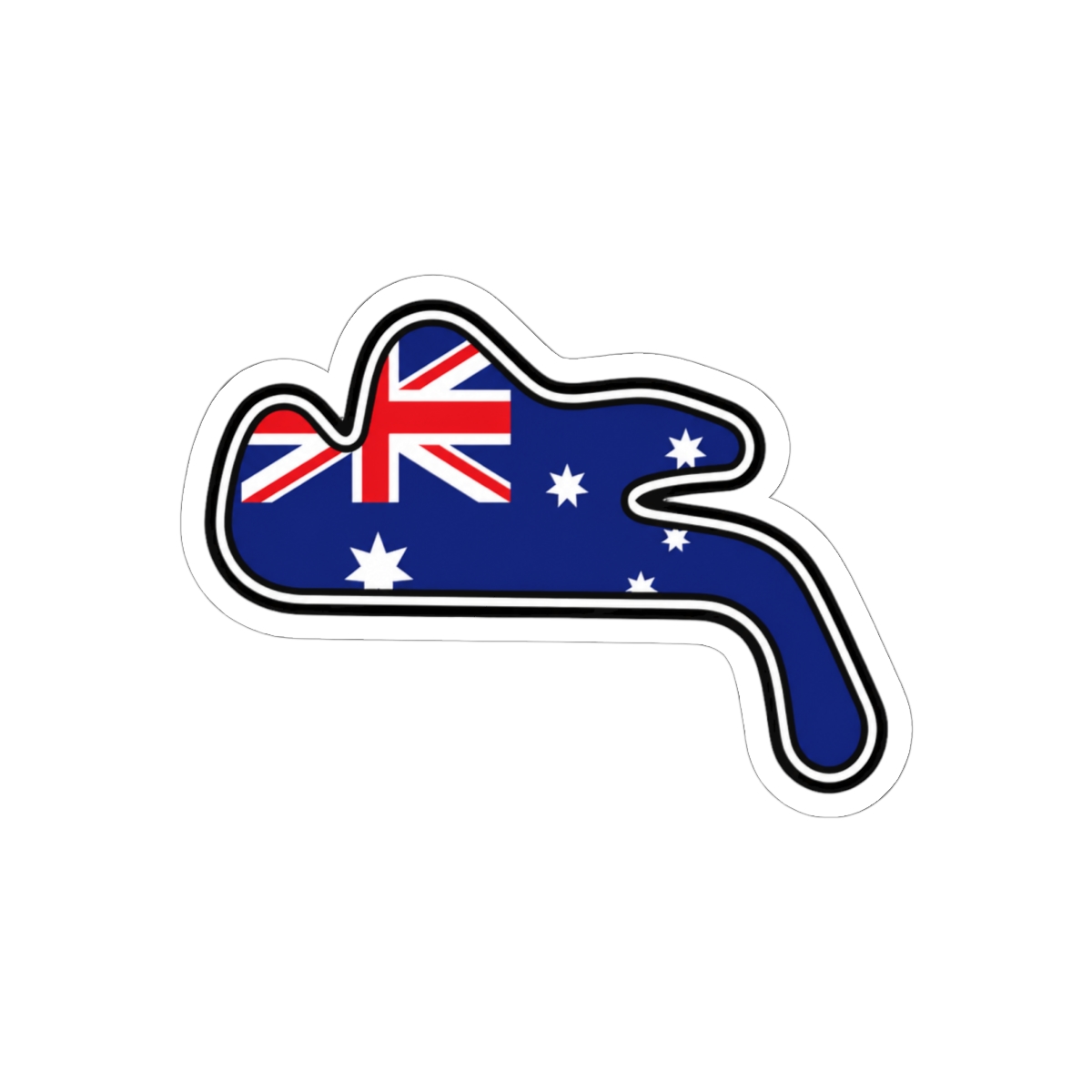 Phillip Island MotoGP Australia Circuit Track Sticker | Bold Racing Fan Decal